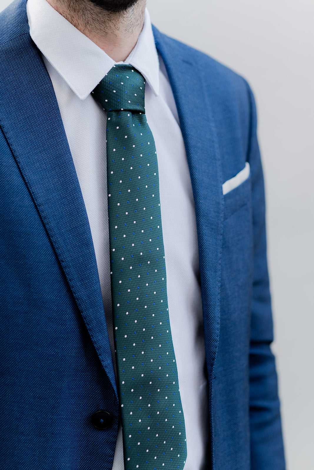 Corbata Verde Puntos-Corbatas-Loovshoes